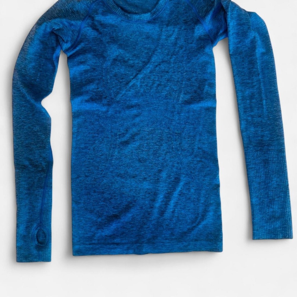 Lululemon Swiftly Tech Long Sleeve Blue Heathered
